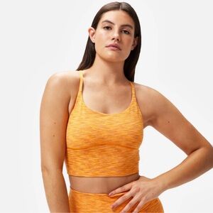 Outdoor Voices Orange Sports Bra